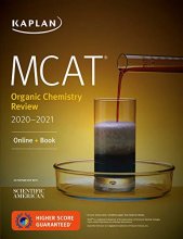 Cover art for MCAT Organic Chemistry Review 2020-2021: Online + Book (Kaplan Test Prep)