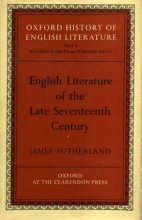 Cover art for English Literature of the Late Seventeenth Century (Oxford History of English Literature) by James R. Sutherland (1969-02-03)