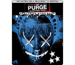 Cover art for The Purge: Election Year Limited Edition Steelbook (4K Ultra HD+Blu-ray+Digital)