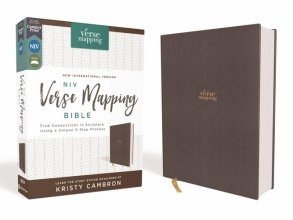 Cover art for NIV, Verse Mapping Bible, Cloth over Board, Gray, Comfort Print: Find Connections in Scripture Using a Unique 5-Step Process
