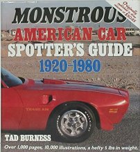 Cover art for Monstrous American Car Spotter's Guide 1920-1980
