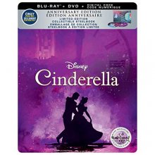 Cover art for Cinderella The Signature Collection Limited Edition Steelbook Blu Ray + DVD + Digital