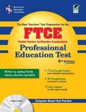 Cover art for FTCE Professional Education w/CD 4th Ed. (REA) The Best Test Prep: 4th Edition (FTCE Teacher Certification Test Prep)