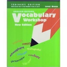 Cover art for Vocabulary Workshop, Level Green, Teacher's Edition