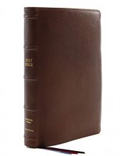 Cover art for KJV, Reference Bible, Center-Column Giant Print, Premium Goatskin Leather, Brown, Premier Collection, Comfort Print: Holy Bible, King James Version