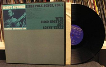 Cover art for Woody Guthrie Sings Folk Songs Vol 2