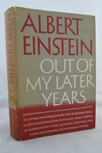 Cover art for Out of My Later Years by Albert Einstein 1950