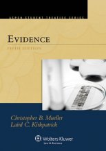 Cover art for Evidence, Fifth Edition (Aspen Student Treatise Series)