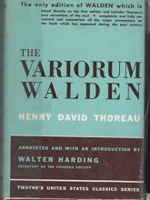 Cover art for The variorum Walden