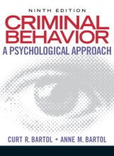 Cover art for Criminal Behavior: A Psychological Approach