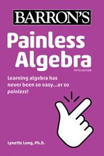 Cover art for Painless Algebra (Barron's Painless)