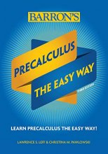 Cover art for Precalculus: The Easy Way (Barron's Easy Way)