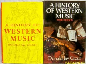Cover art for A History of Western Music