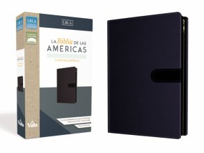 Cover art for La Biblia De Las Americas - Ultrafina Compacta, Leathersoft, Azul/Gris