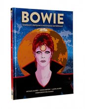 Cover art for BOWIE: Stardust, Rayguns, & Moonage Daydreams (OGN biography of Ziggy Stardust, gift for Bowie fan, gift for music lover, Neil Gaiman, Michael Allred)