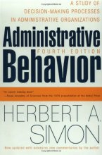 Cover art for Administrative Behavior, 4th Edition