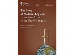 Cover art for The Story of Medieval England: From King Arthur to the Tudor Conquest