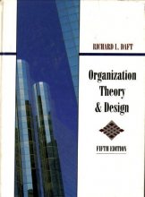 Cover art for Organization Theory and Design