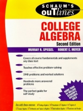 Cover art for Schaum's Outline of College Algebra