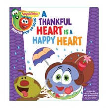 Cover art for VeggieTales: A Thankful Heart Is a Happy Heart, a Digital Pop-Up Book (padded)