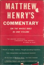 Cover art for Matthew Henry's Commentary: In One Volume Genesis to Revelation