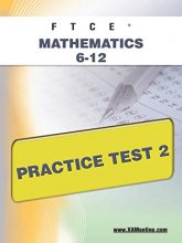 Cover art for FTCE Mathematics 6-12 Teacher Certification Practice Test 2