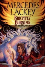 Cover art for Brightly Burning (Daw Books Collectors, No. 1150) (Valdemar)
