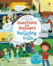Cover art for Lift-the-Flap Questions and Answers about Recycling and Trash (IR)