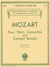 Cover art for W.A. Mozart: Four Horn Concertos and Concert Rondo (Horn/Piano)