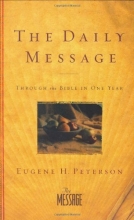 Cover art for The Daily Message Hardback: Through the Bible in One Year