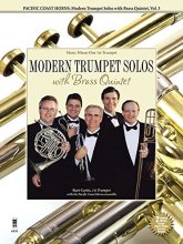 Cover art for Pacific Coast Horns - Modern Trumpet Solos with Brass Quintet, Vol. 3: Music Minus One 1st Trumpet Deluxe 2-CD Set