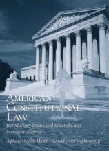 Cover art for American Constitutional Law: Introductory Essays and Selected Cases