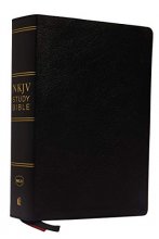 Cover art for NKJV Study Bible, Premium Bonded Leather, Black, Comfort Print: The Complete Resource for Studying God’s Word