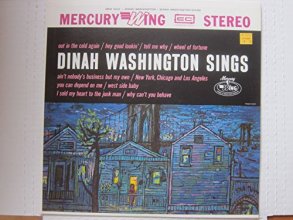Cover art for DINAH WASHINGTON SINGS - AIN'T NOBODY'S BUSINESS BUT MY OWN - MERCURY WING LABEL - STEREO