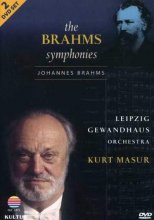 Cover art for The Brahms Symphonies / Leipzig Gewandhaus Orchestra, Kurt Masur