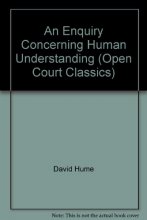 Cover art for An Enquiry Concerning Human Understanding (Open Court Classics)