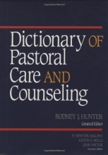 Cover art for Dictionary of Pastoral Care and Counseling