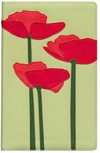 Cover art for NIV Thinline Bible Bloom Collection: Red Poppies (Italian Duo-Tone, Imitation Leather)