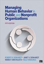 Cover art for Managing Human Behavior in Public and Nonprofit Organizations