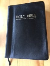 Cover art for Holy Bible - Reference Edition - King James, Giant Print, Red Letter, Black Bonded Leather, Nelson 554