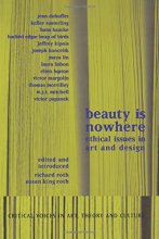 Cover art for Beauty is Nowhere (Critical Voices in Art, Theory and Culture)