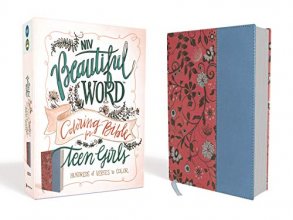 Cover art for NIV, Beautiful Word Coloring Bible for Teen Girls, Leathersoft, Pink/Blue: Hundreds of Verses to Color