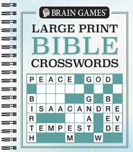 Cover art for Brain Games - Large Print Bible Crosswords (Brain Games - Bible)