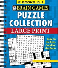 Cover art for Brain Games - 2 Books in 1 - Puzzle Collection (Large Print)