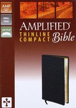 Cover art for Amplified Thinline Bible, Compact, Bonded Leather, Black