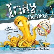 Cover art for Inky the Octopus: The Official Story of One Brave Octopus' Daring Escape (Includes Marine Biology Facts for Fun Early Learning!)