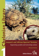 Cover art for Leopard and African Spurred Tortoise: 'Stigmochelys pardalis and Centrochelys sulcata' (Chelonian Library, Volume 1)