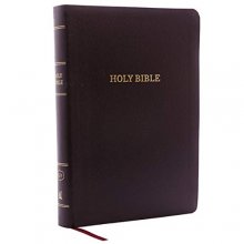 Cover art for KJV, Reference Bible, Center-Column Giant Print, Bonded Leather, Burgundy, Thumb Indexed, Red Letter, Comfort Print: Holy Bible, King James Version