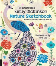 Cover art for The Illustrated Emily Dickinson Nature Sketchbook: A Poetry-Inspired Drawing Journal