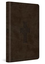 Cover art for ESV Large Print Value Thinline Bible (TruTone, Olive, Celtic Cross Design)